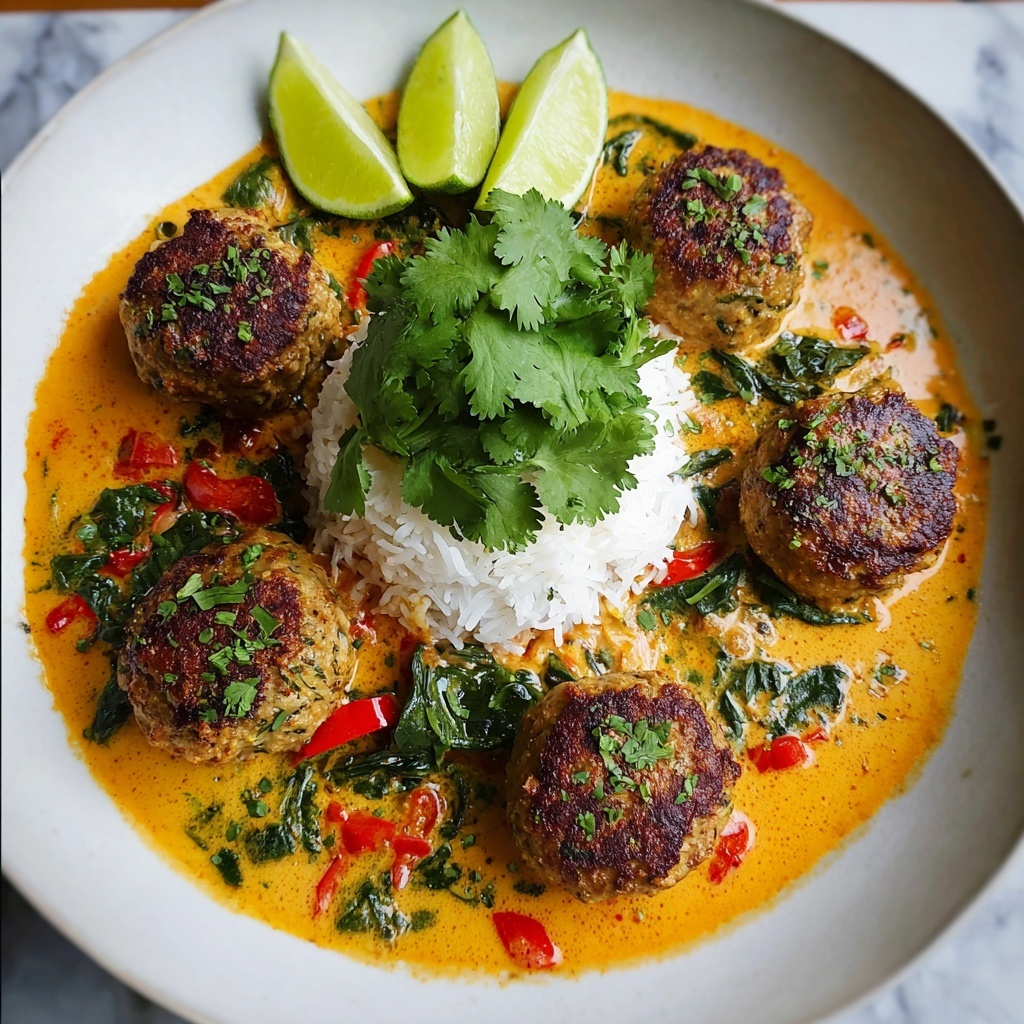 Thai Coconut Curry Meatballs Recipe - Recipe Image