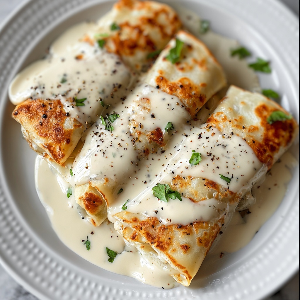 Cheesy Garlic Chicken Wraps Recipe - Recipe Image