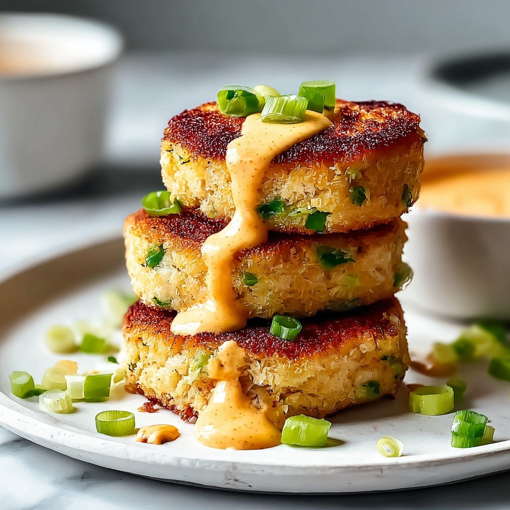 Asian-Style Tuna Cakes with Spicy Mayo Recipe - Recipe Image
