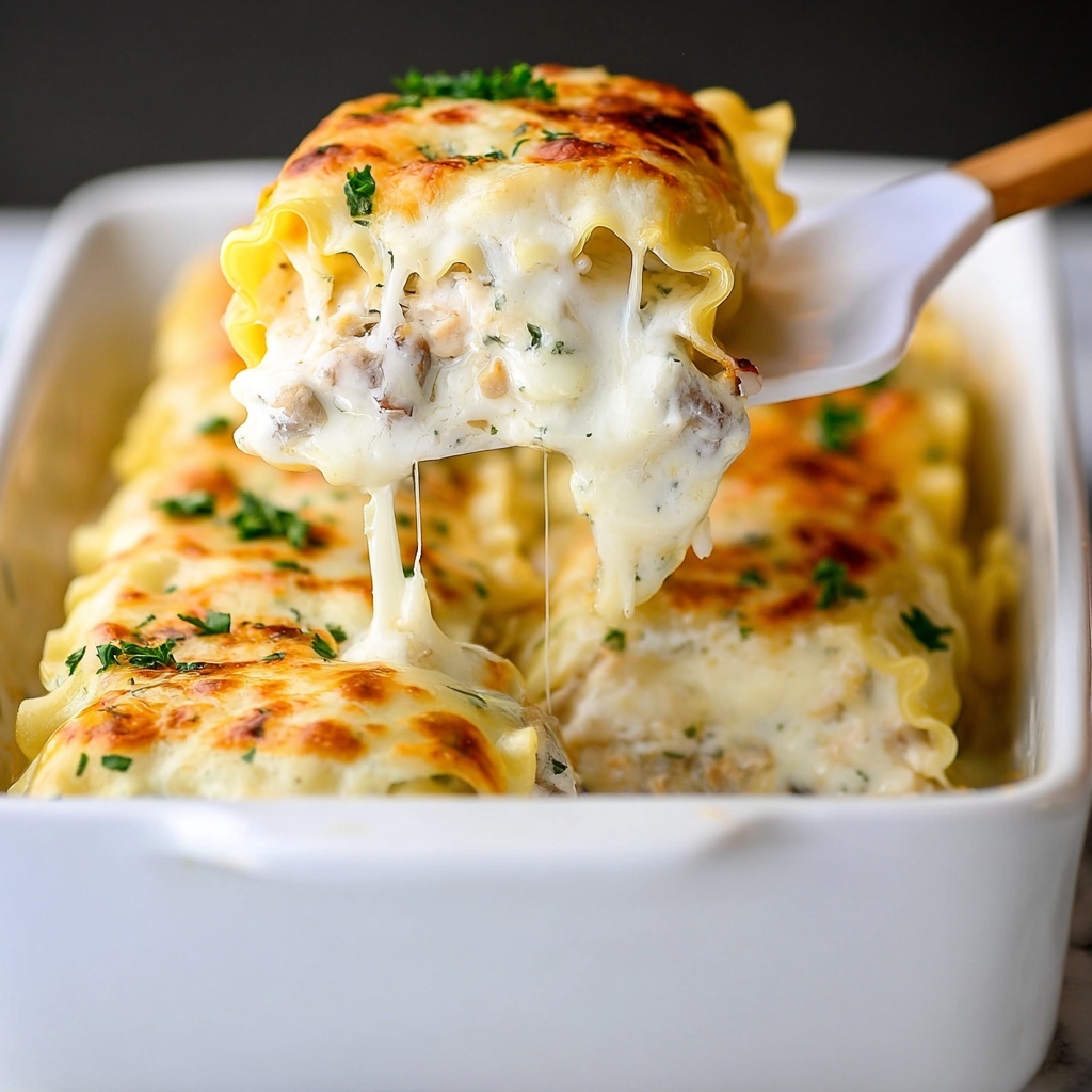 Chicken Alfredo Roll-Ups Recipe - Recipe Image