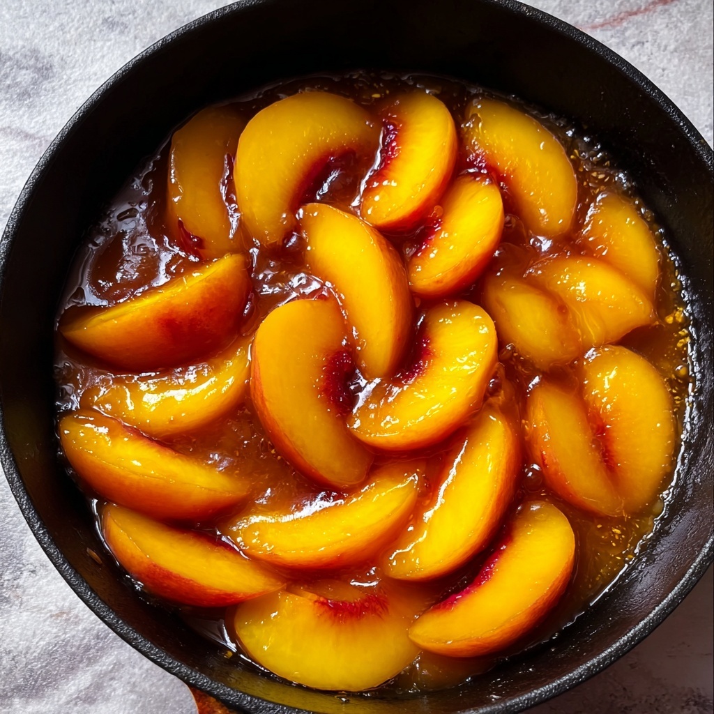 Caramelized Skillet Peaches Recipe - Recipe Image