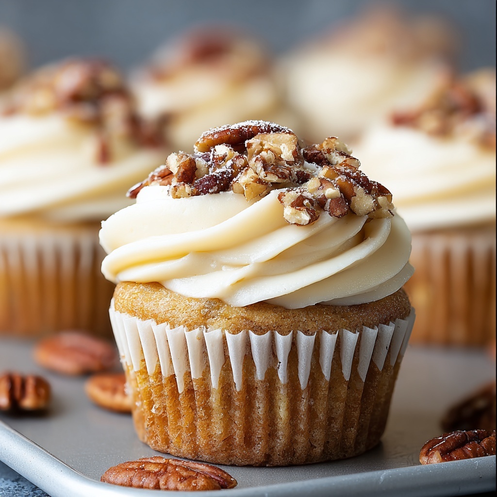 Pecan Pie Cupcakes Recipe - Recipe Image