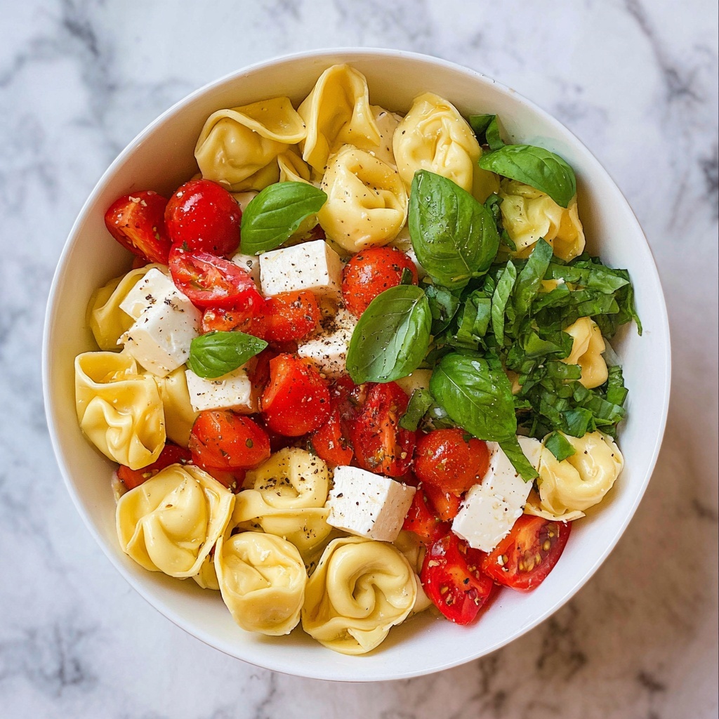 Tortellini Caprese Salad Recipe - Recipe Image