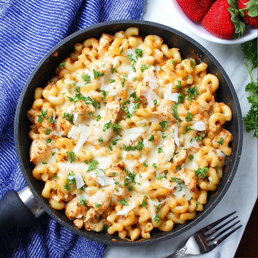 Chicken Alfredo Pasta Bake Recipe - Recipe Image