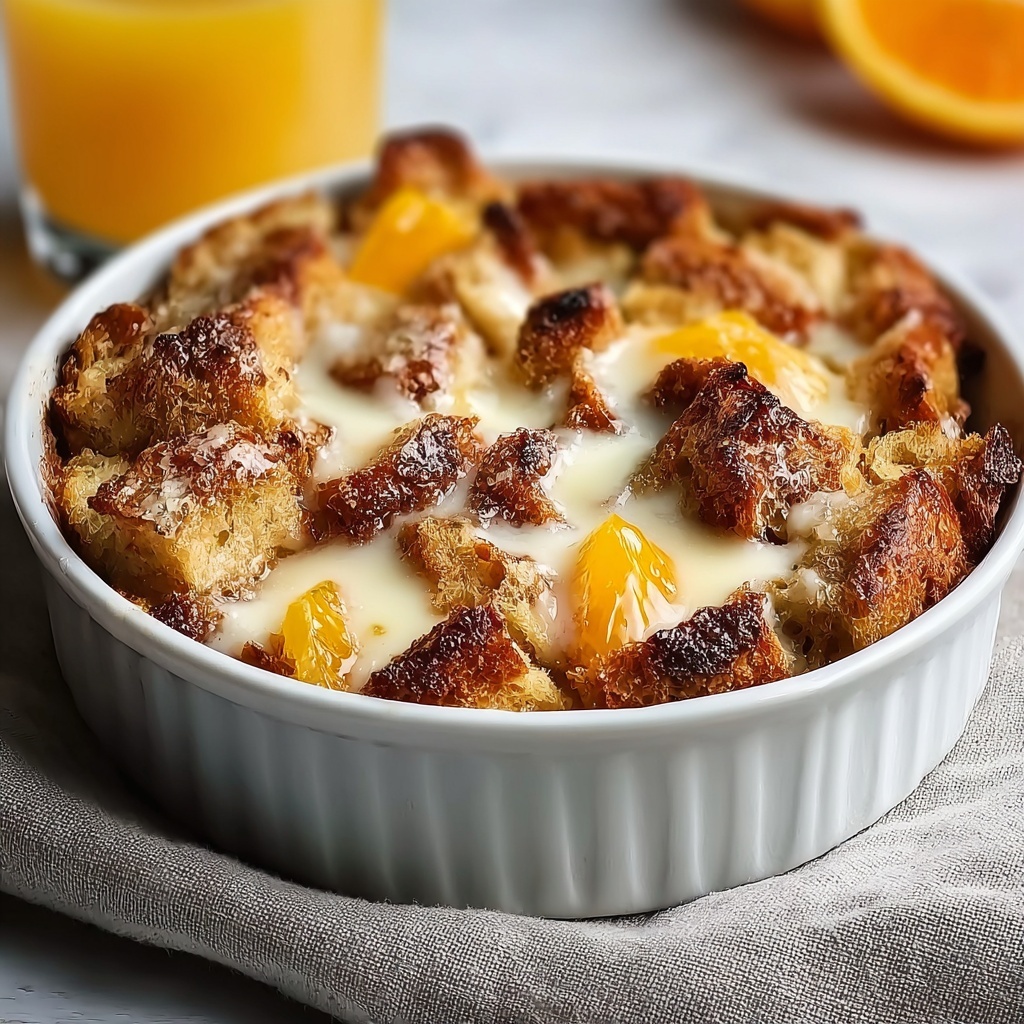 Peach Bread Pudding Recipe: A Delicious Twist to Try Recipe - Recipe Image
