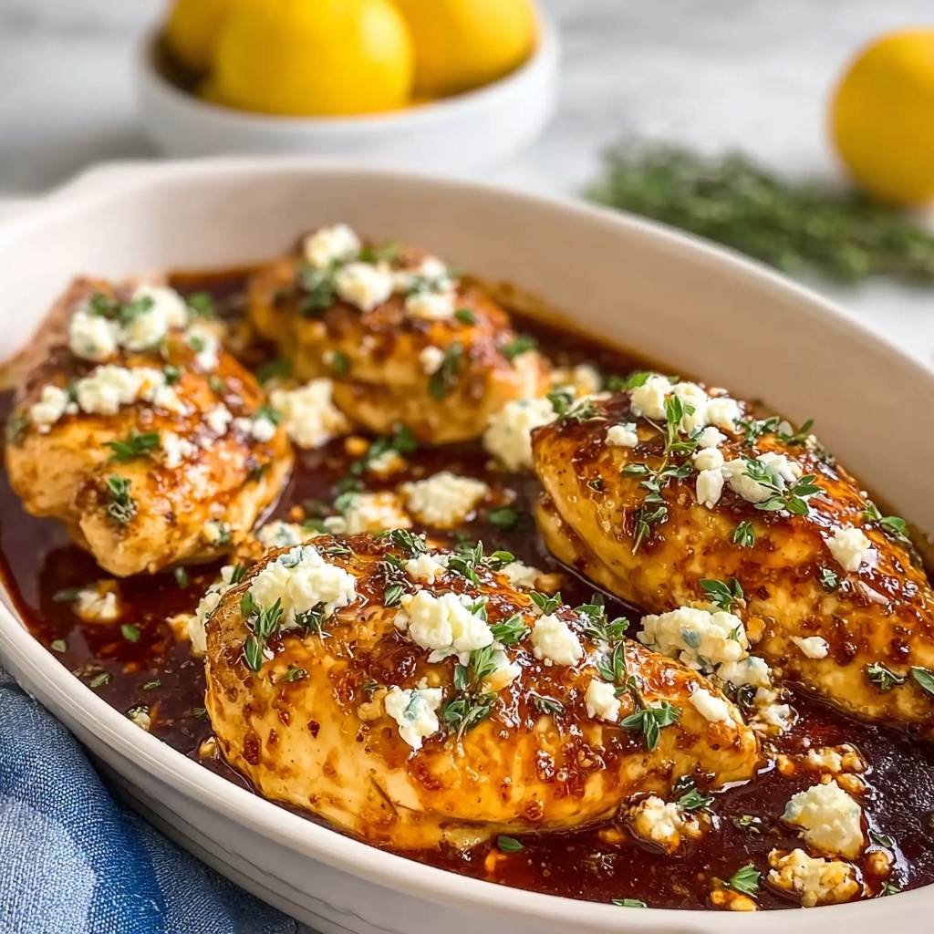 Hot Honey Feta Chicken Recipe - Recipe Image