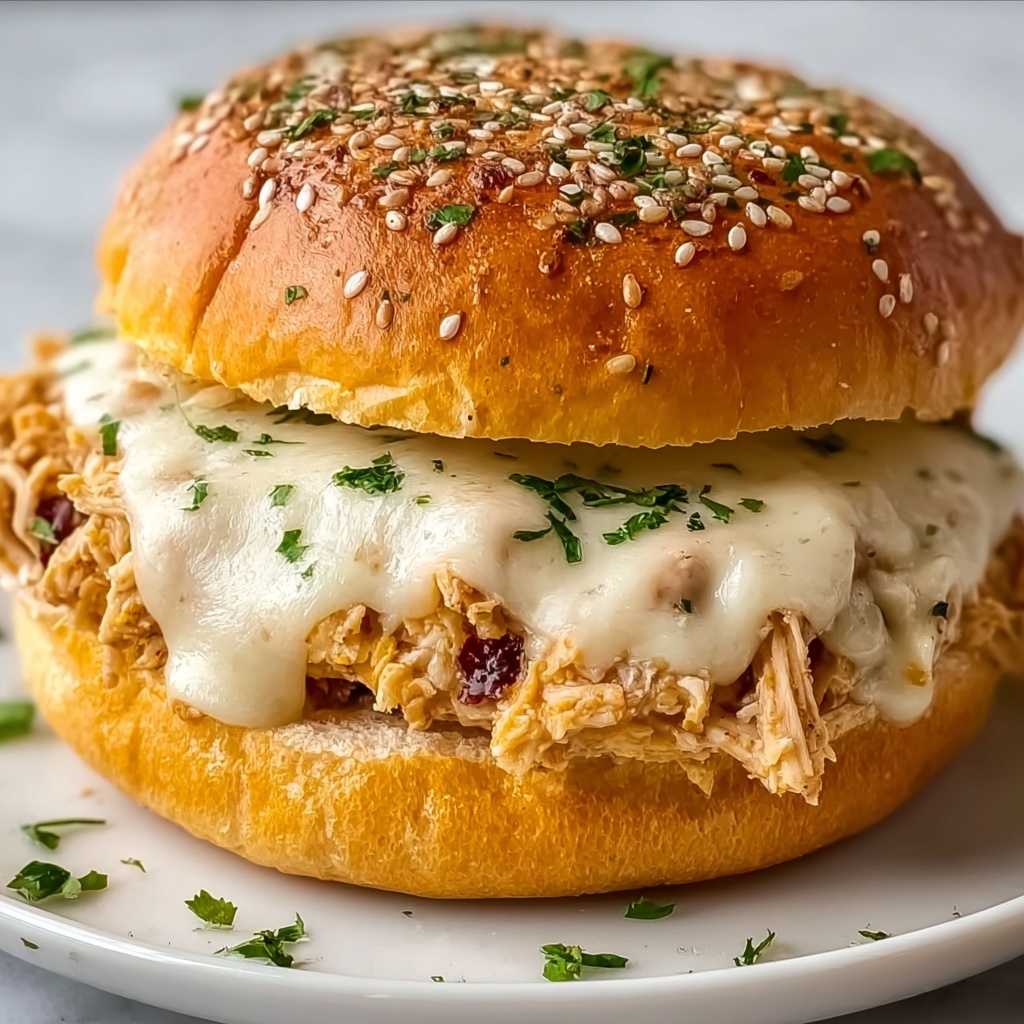 Chicken Alfredo Sloppy Joes: A Creamy, Easy Recipe! Recipe - Recipe Image