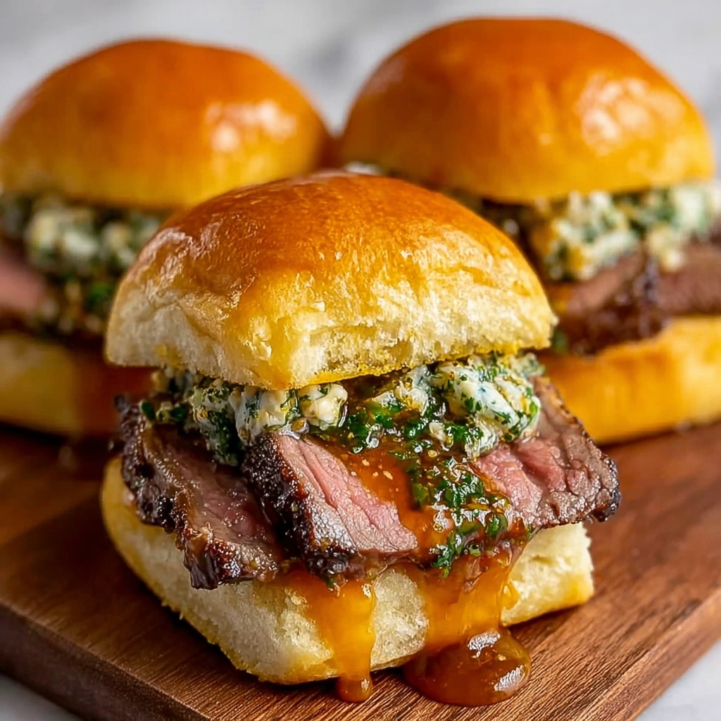 Cowboy Butter Steak Sliders Recipe - Recipe Image
