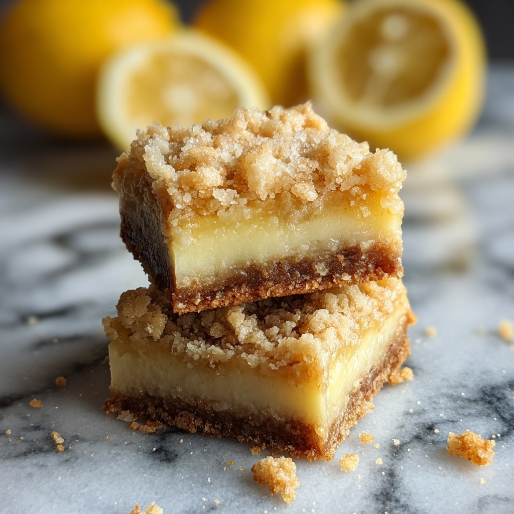 Lemon Crumb Bars Recipe - Recipe Image