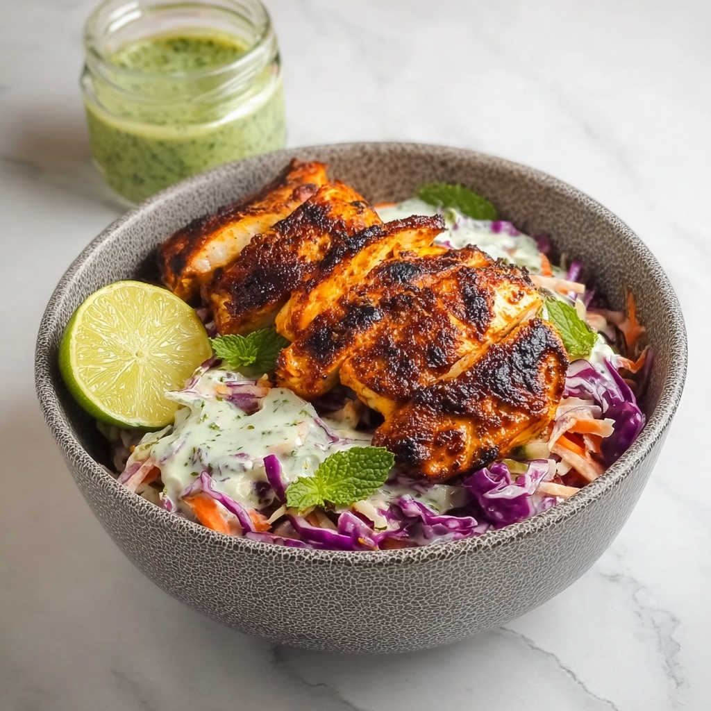 Curried Chicken Sandwich with Lime Coleslaw and Mint Yoghurt Recipe - Recipe Image