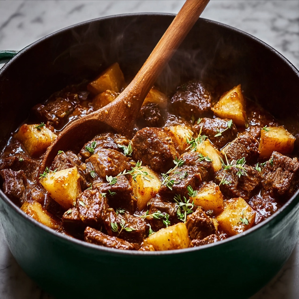 Savory Venison Stew with Root Vegetables for Cozy Nights Recipe - Recipe Image