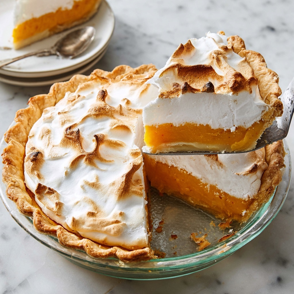 Vegan Sweet Potato Pie with Meringue Topping (No Coconut) Recipe - Recipe Image