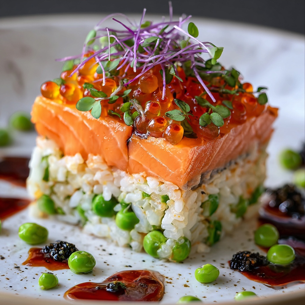 Spicy Salmon Crispy Rice Recipe - Recipe Image