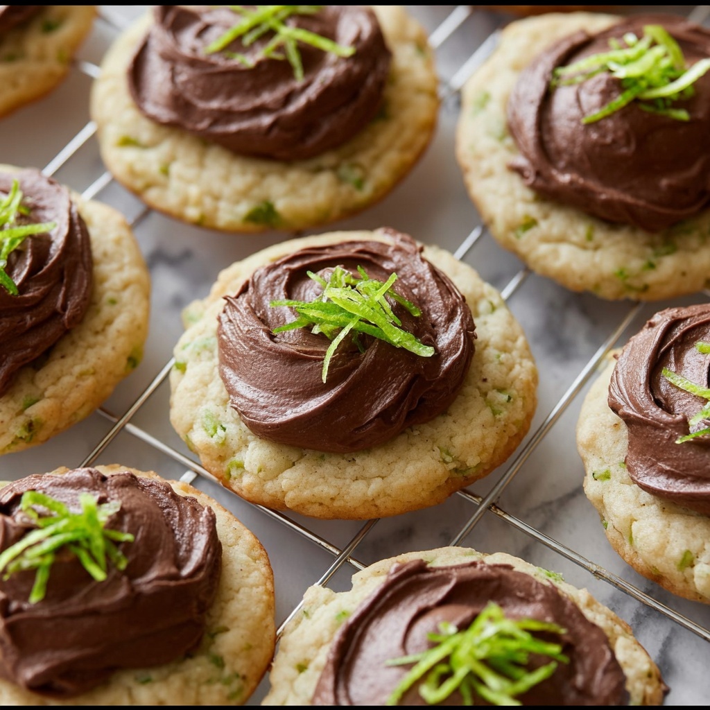 Zucchini Cookies with Chocolate Cream Cheese Frosting Recipe - Recipe Image