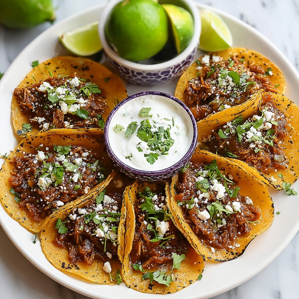 Birria Tostada Stacks Recipe - Recipe Image