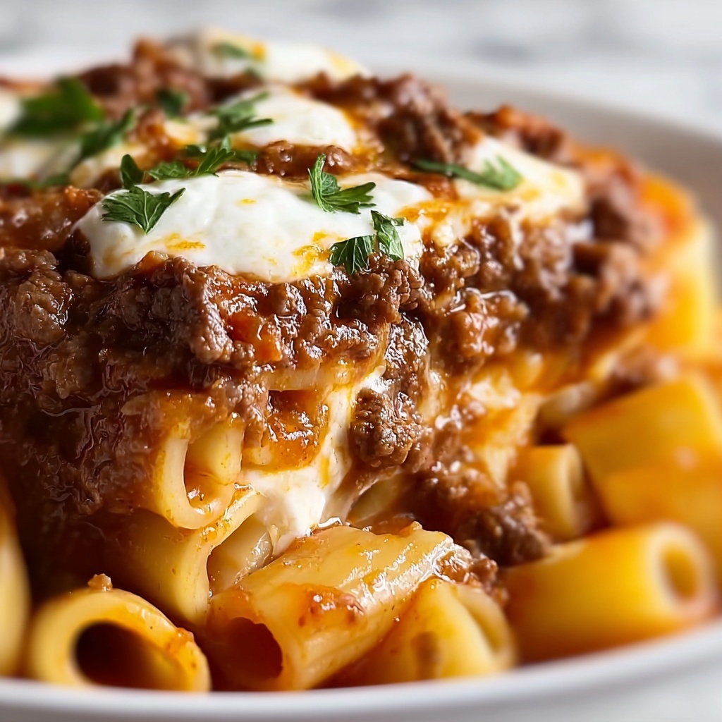 Slow Cooker Beef & Cheese Casserole Recipe - Recipe Image