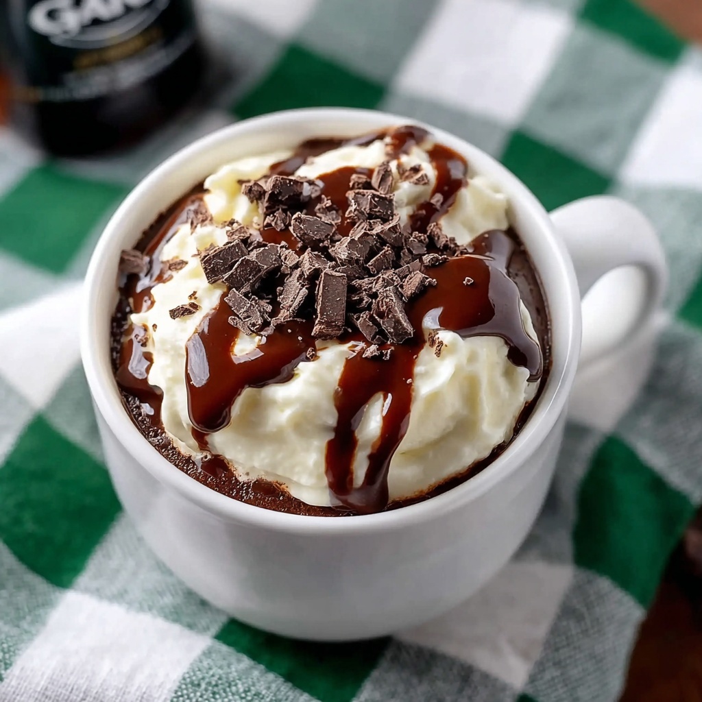 Guinness Chocolate Mug Cake Recipe - Recipe Image