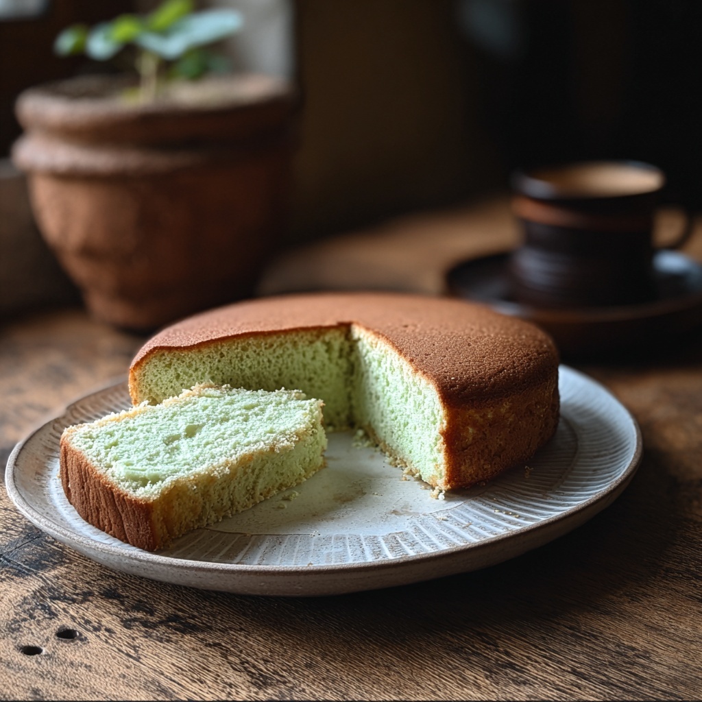 Matcha Pound Cake Recipe - Recipe Image