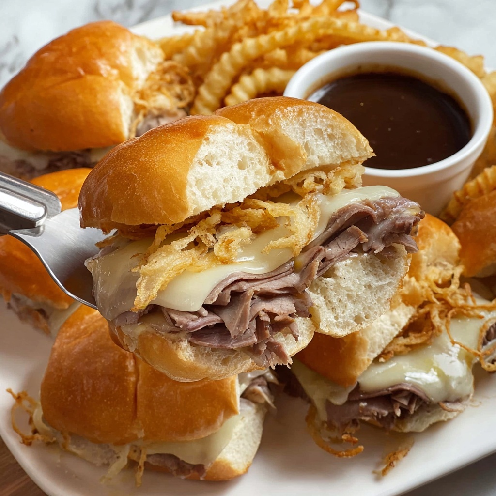 French Dip Sliders Recipe - Recipe Image