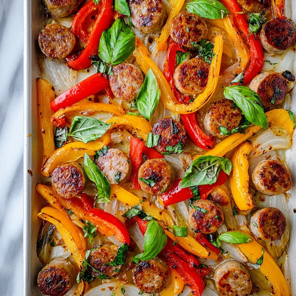 Sausage and Roasted Bell Peppers Skillet Recipe - Recipe Image