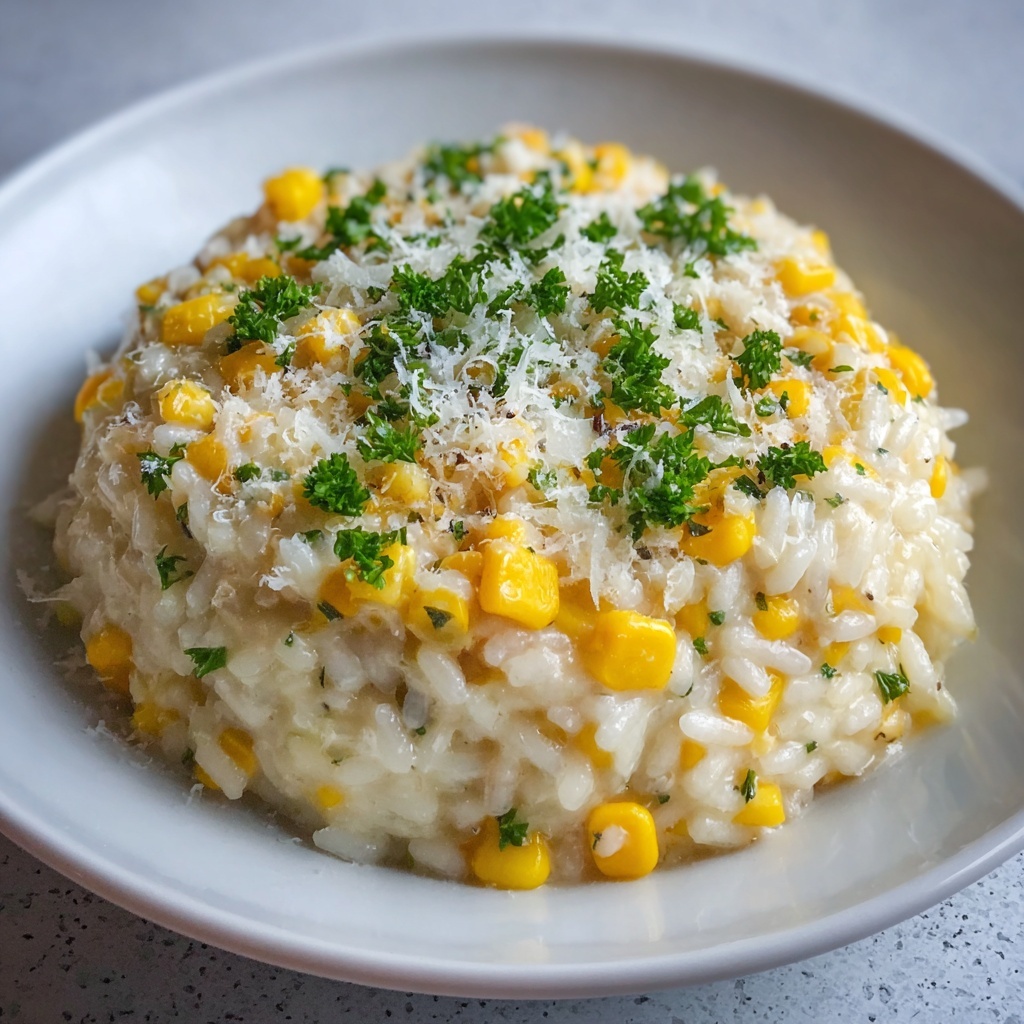 Sweet Corn Risotto Recipe - Recipe Image