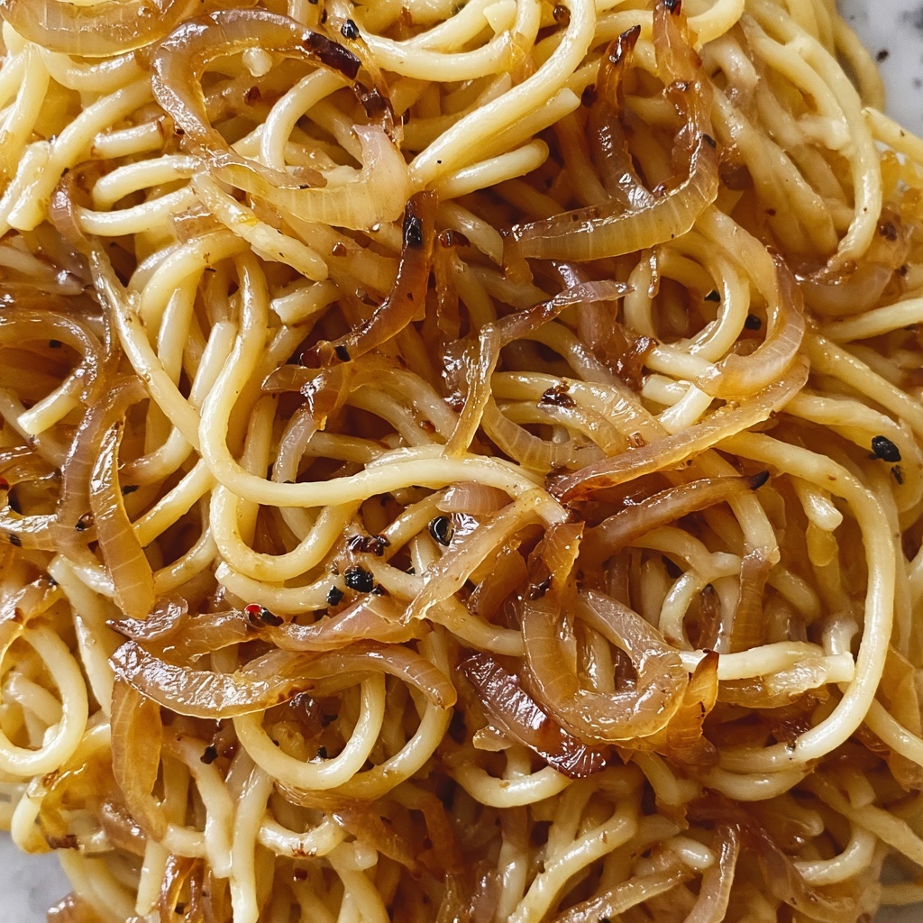 Caramelized Onion Pasta Recipe - Recipe Image
