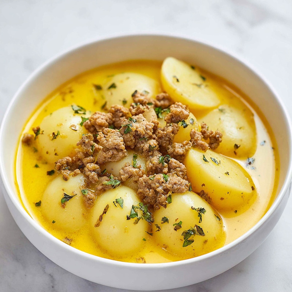 Creamy Potato & Sausage Soup Recipe - Recipe Image