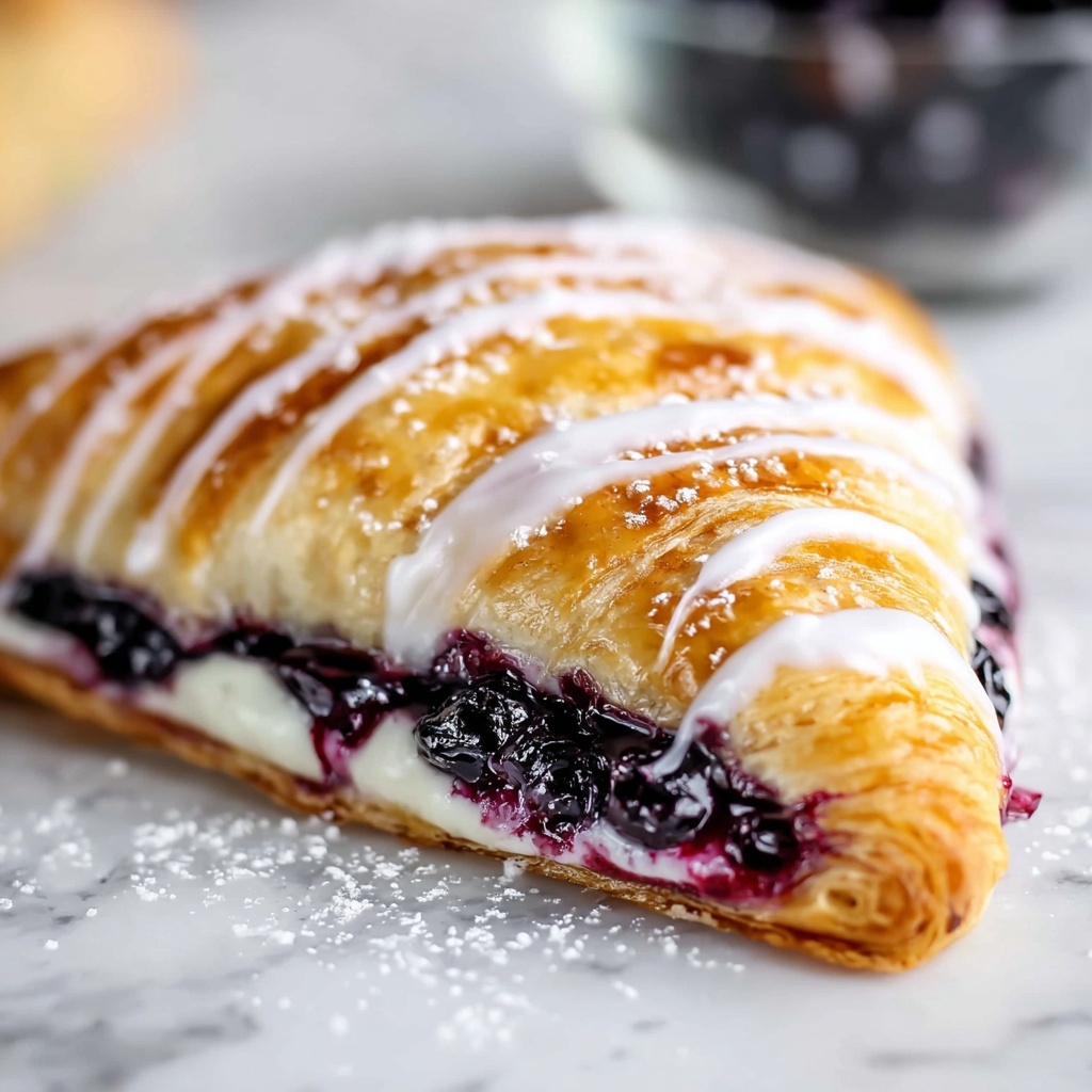 Lemon Blueberry Cheese Danish Recipe - Recipe Image