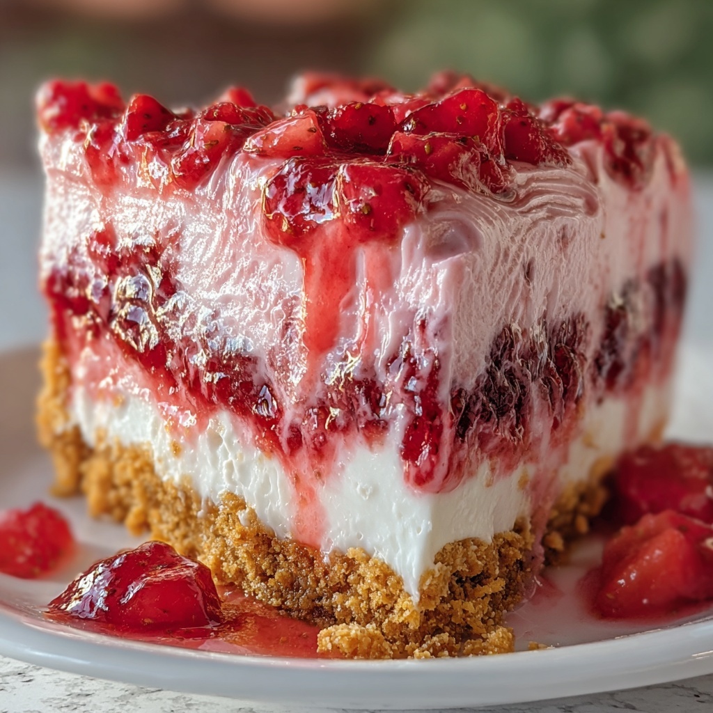 Strawberry Honeybun Cake with Strawberry Cream Icing Recipe - Recipe Image