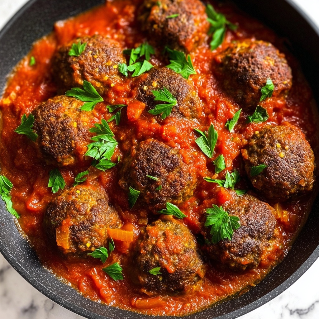 Spanish Meatballs in Tomato Sauce Recipe - Recipe Image