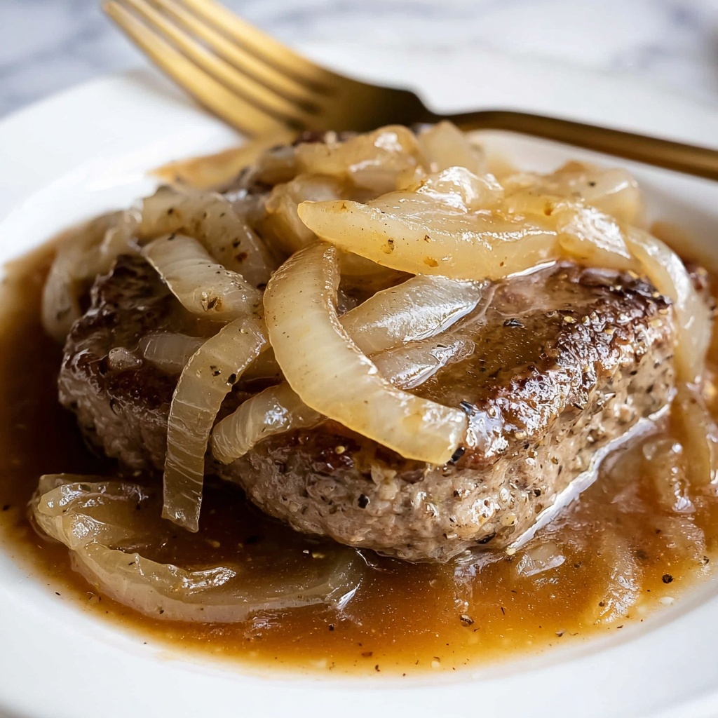 Cube Steak with Onion Gravy Recipe - Recipe Image