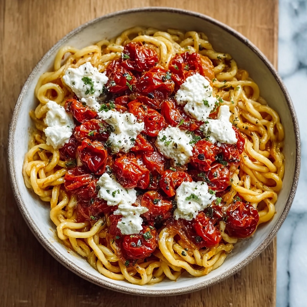 Creamy Roasted Tomato Pasta – Delight in Italian Goodness! Recipe - Recipe Image