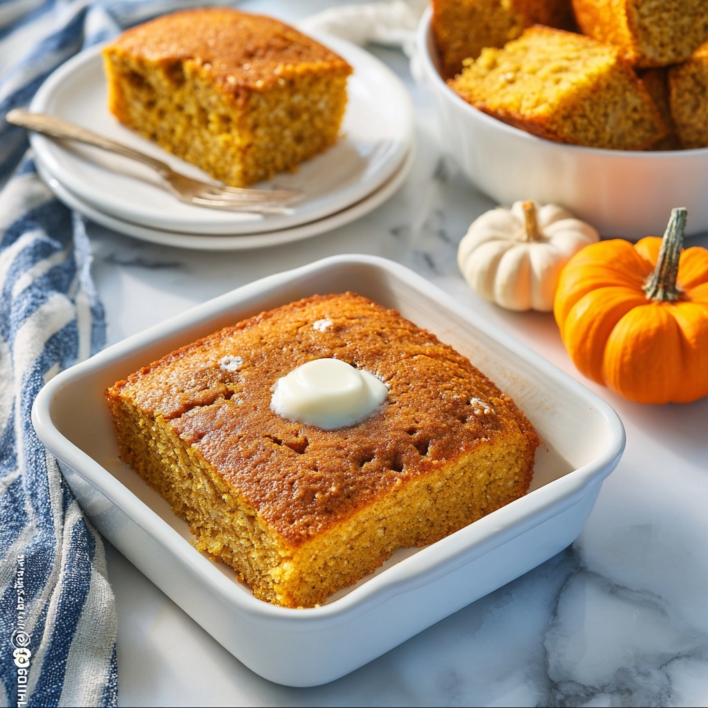 Pumpkin Cornbread Recipe - Recipe Image