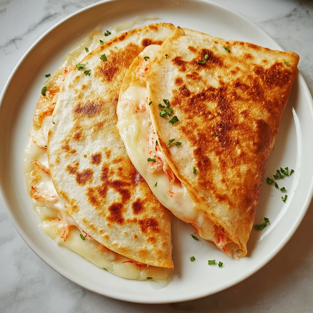 King Crab Quesadillas Recipe - Recipe Image