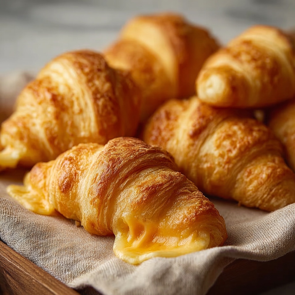 Cheesy Crescent Rolls with Garlic and Herbs Recipe - Recipe Image