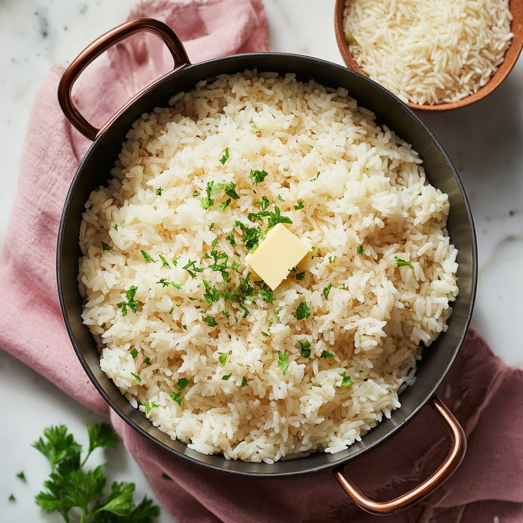 Garlic Butter Rice Recipe - Recipe Image