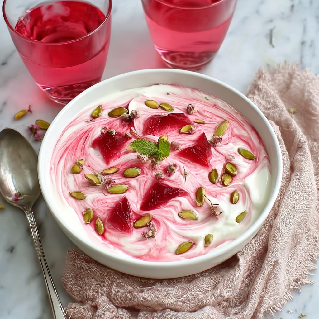 Yogurt with Roasted Rhubarb and Pistachios Recipe - Recipe Image