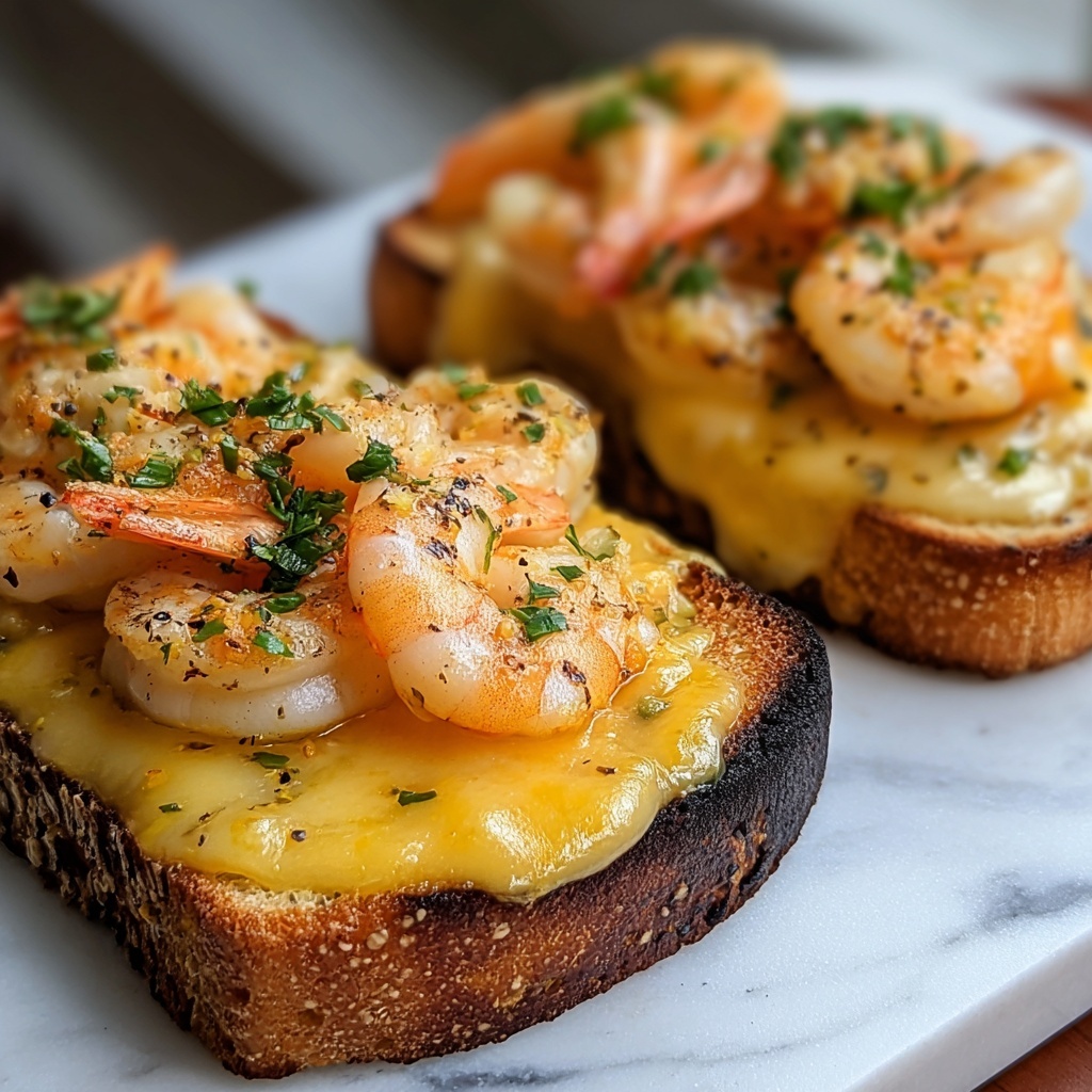 Cheesy Shrimp Toast Recipe - Recipe Image