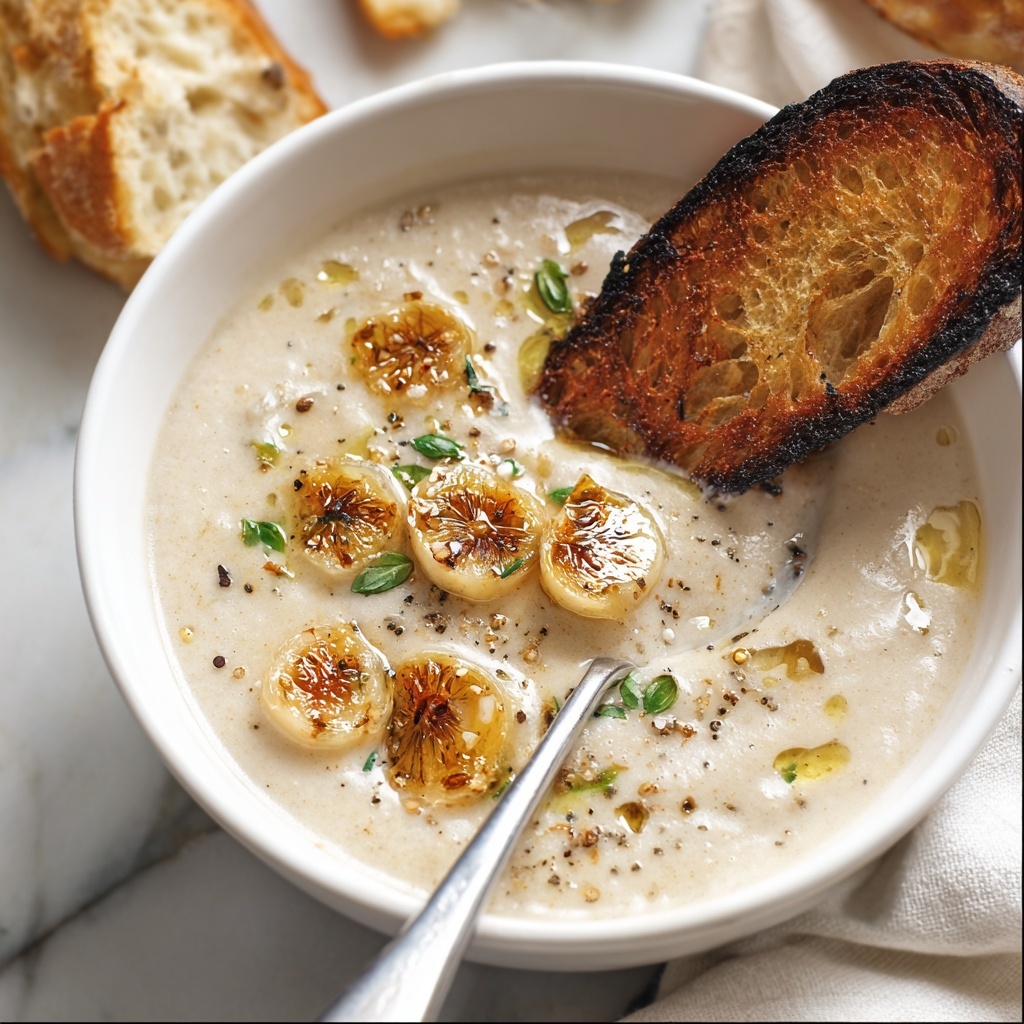 Country French Garlic Soup Recipe - Recipe Image
