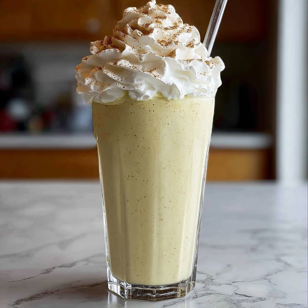 Eggnog Milkshake Recipe - Recipe Image