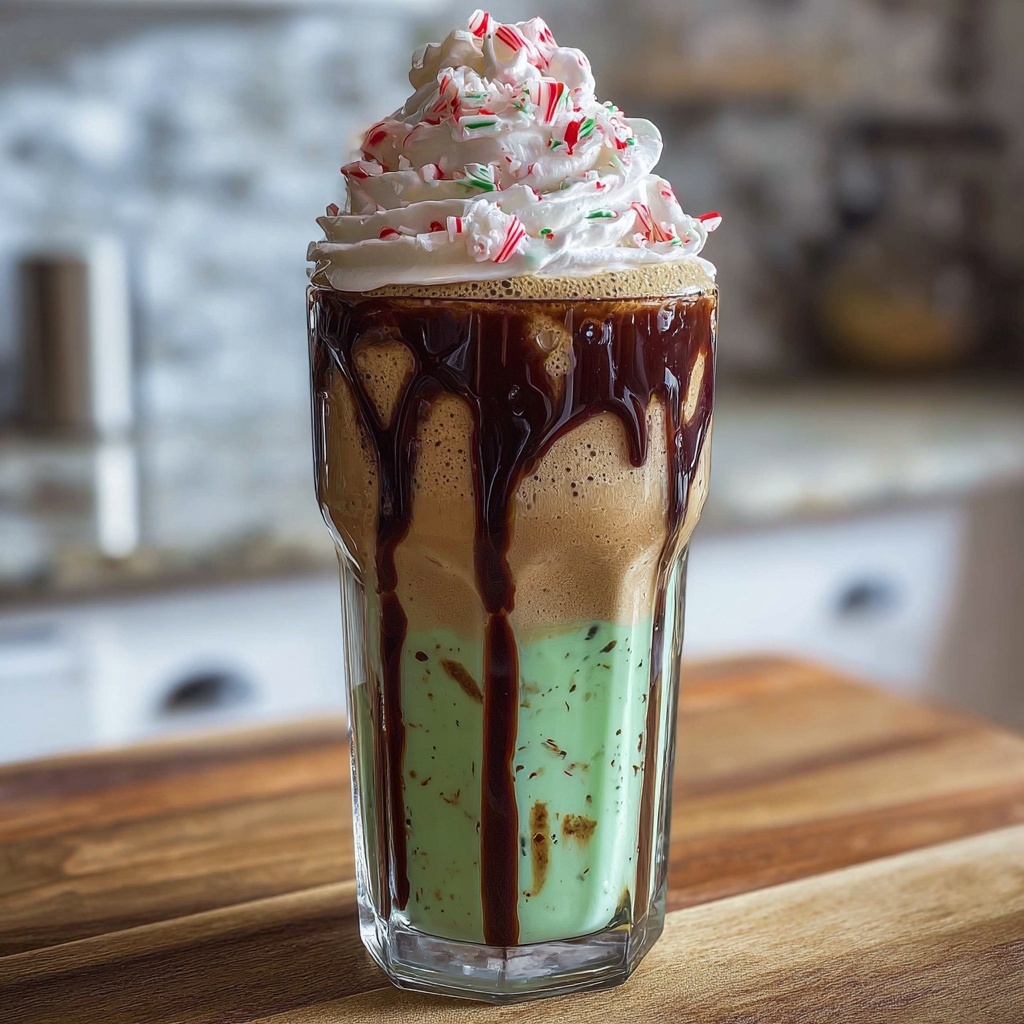 Peppermint Milkshake: 5 Steps to Festive Bliss Recipe - Recipe Image