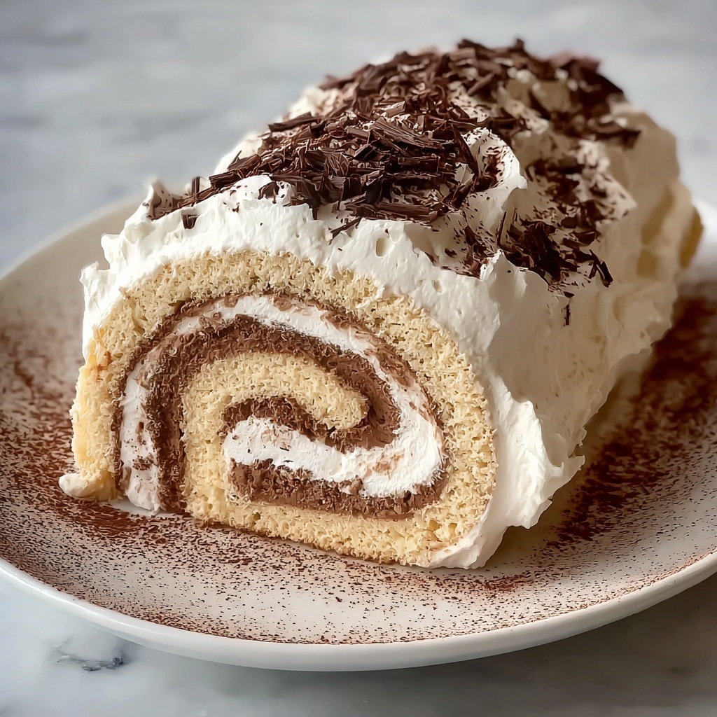 Meringue Yule Log: 7 Steps to Holiday Bliss Recipe - Recipe Image