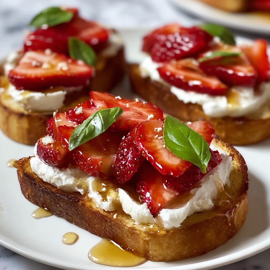 Strawberry Goat Cheese Crostini: 7 Irresistible Bites Recipe - Recipe Image