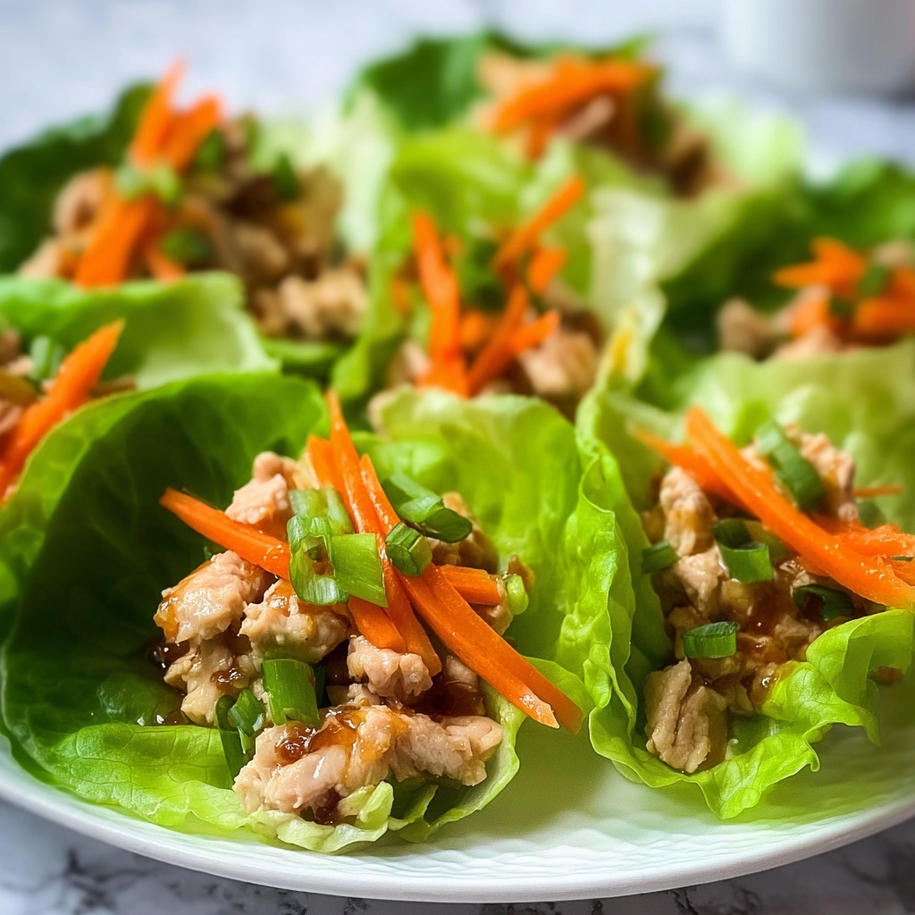 Sweet Chili Chicken Lettuce Cups Recipe - Recipe Image