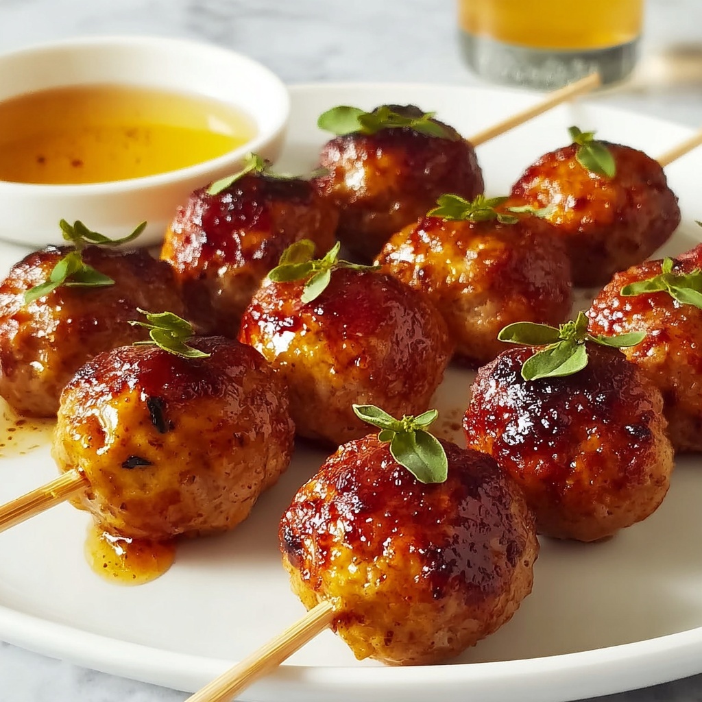 Mini Chicken Meatball Skewers: 5 Flavorful Tricks You Need Recipe - Recipe Image