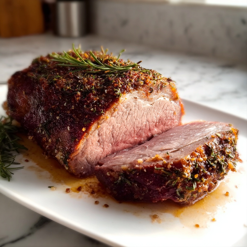 Roasted Leg of Lamb: 5 Steps to Juicy Perfection Recipe - Recipe Image