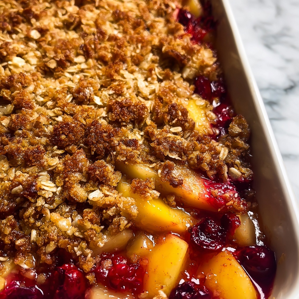 Spiced Cranberry Pear Crisp Recipe - Recipe Image