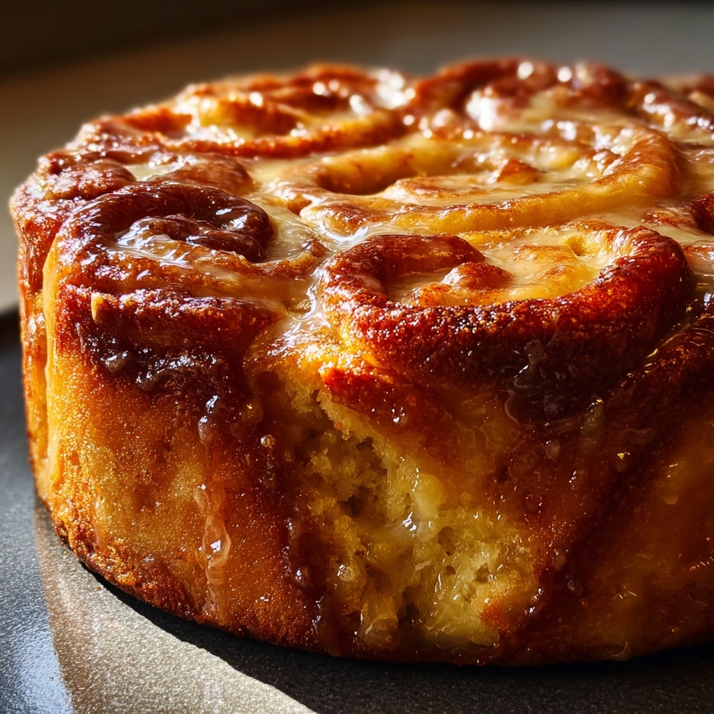 Pear Cinnamon Roll Cake Recipe - Recipe Image
