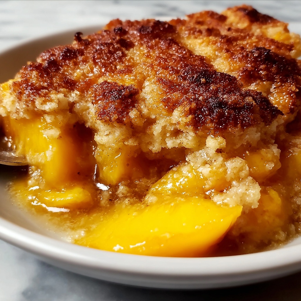Old Time Oven Peach Cobbler: 5 Cozy Comforting Bites Recipe - Recipe Image