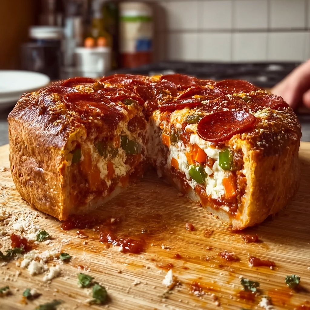 Comforting Pizza Pot Pie: A Warm Family Favorite Recipe - Recipe Image